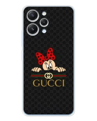 Чехол для Xiaomi Redmi 12 с картинкой «Минни Маус Gucci — черный» Чехол для Xiaomi Redmi 12 с картинкой «Минни Маус Gucci — черный»