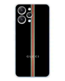 Чохол для Xiaomi Redmi 12 з картинкою «Gucci — строга лінія»