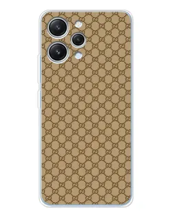 Чохол для Xiaomi Redmi 12 з картинкою «Gucci — класичний беж»