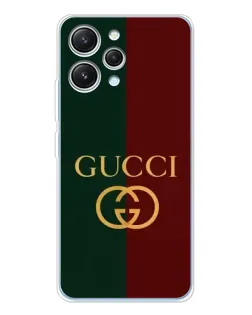 Чохол для Xiaomi Redmi 12 з картинкою «Gucci — темно-зелений градієнт»