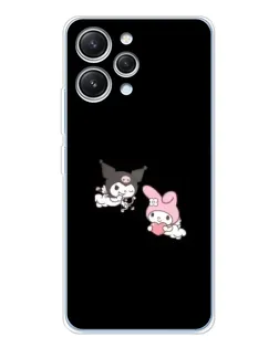 Чехол для Xiaomi Redmi 12 с картинкой «My Melody и Kuromi»