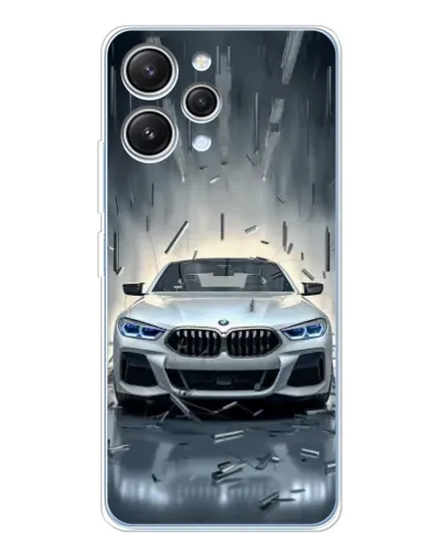 Чехол для Xiaomi Redmi 12 с картинкой «BMW в свете фар» Чехол для Xiaomi Redmi 12 с картинкой «BMW в свете фар»
