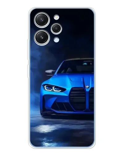 Чехол для Xiaomi Redmi 12 с картинкой «Голубая BMW M4» Чехол для Xiaomi Redmi 12 с картинкой «Голубая BMW M4»