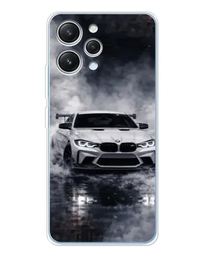 Чехол для Xiaomi Redmi 12 с картинкой «BMW сквозь туман» Чехол для Xiaomi Redmi 12 с картинкой «BMW сквозь туман»