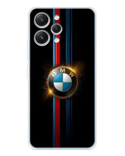 Чехол для Xiaomi Redmi 12 с картинкой «BMW M-Power неон»