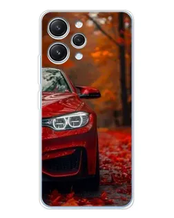 Чехол для Xiaomi Redmi 12 с картинкой «Осенняя BMW M4»