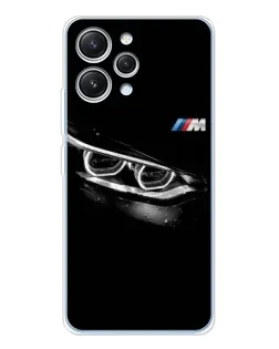 Чехол для Xiaomi Redmi 12 с картинкой «BMW — взгляд тигра»