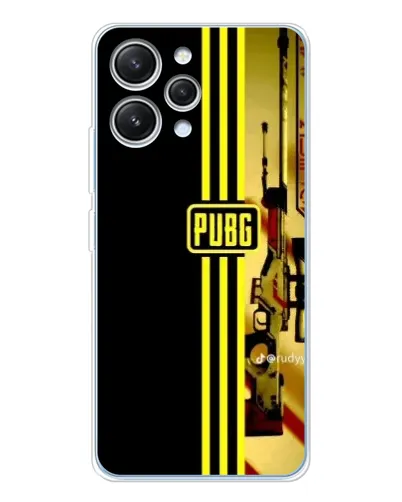 Чехол для Xiaomi Redmi 12 с картинкой «PUBG — камуфляжный шлем»