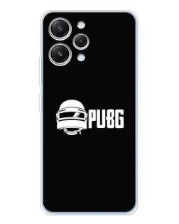 Чехол для Xiaomi Redmi 12 с картинкой «PUBG — классический лого»