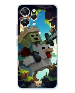 Чехол для Xiaomi Redmi 12 с картинкой «Стив и гусь» Чехол для Xiaomi Redmi 12 с картинкой «Стив и гусь»
