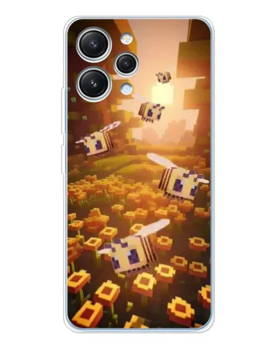 Чехол для Xiaomi Redmi 12 с картинкой «Поле подсолнухов»