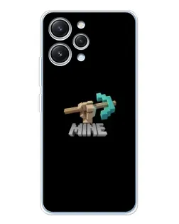 Чехол для Xiaomi Redmi 12 с картинкой «Алмазная кирка»
