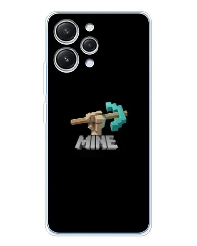 Чехол для Xiaomi Redmi 12 с картинкой «Алмазная кирка»