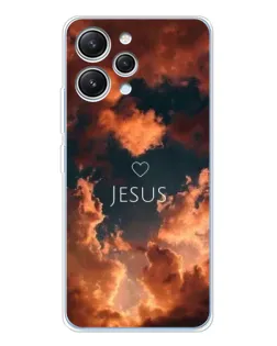 Чехол для Xiaomi Redmi 12 с картинкой «Сияние Имени Jesus»