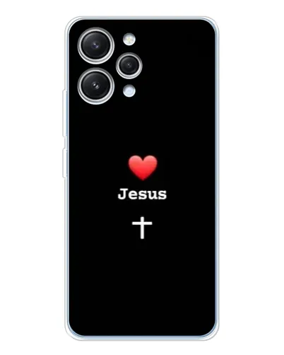 Чехол для Xiaomi Redmi 12 с картинкой «Сердце - Jesus» Чехол для Xiaomi Redmi 12 с картинкой «Сердце - Jesus»