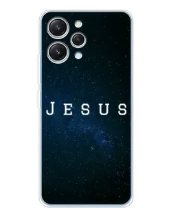Чехол для Xiaomi Redmi 12 с картинкой «Звездное небо Jesus»