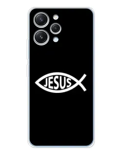Чехол для Xiaomi Redmi 12 с картинкой «Классический Jesus»
