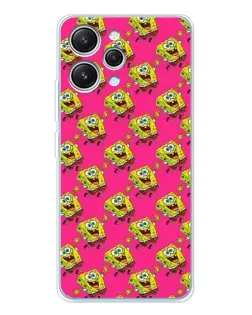Чехол для Xiaomi Redmi 12 с картинкой «Розовый паттерн»