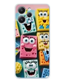 Чехол для Xiaomi Redmi 12 с картинкой «Цветные губки»