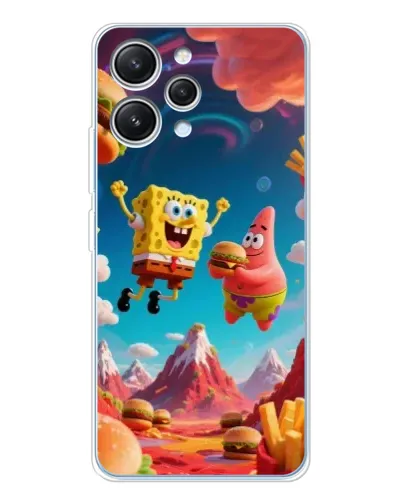 Чехол для Xiaomi Redmi 12 с картинкой «Космический фастфуд» Чехол для Xiaomi Redmi 12 с картинкой «Космический фастфуд»