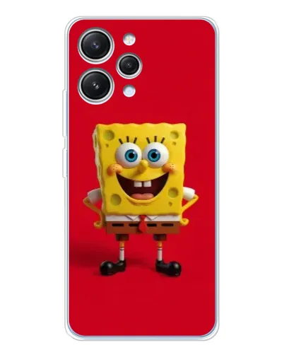 Чехол для Xiaomi Redmi 12 с картинкой «Спанч Боб на красном» Чехол для Xiaomi Redmi 12 с картинкой «Спанч Боб на красном»