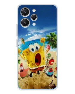 Чехол для Xiaomi Redmi 12 с картинкой «Развлечения на пляже»