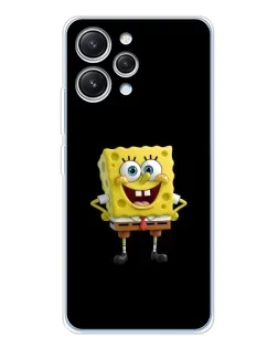 Чехол для Xiaomi Redmi 12 с картинкой «Классический Губка Боб»