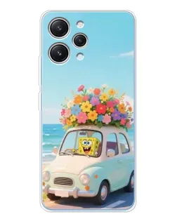 Чехол для Xiaomi Redmi 12 с картинкой «Автомобильное путешествие»