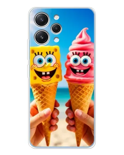 Чехол для Xiaomi Redmi 12 с картинкой «Спанч Боб мороженое» Чехол для Xiaomi Redmi 12 с картинкой «Спанч Боб мороженое»