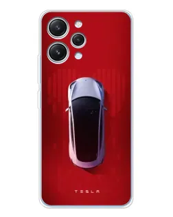 Чехол для Xiaomi Redmi 12 с картинкой «Tesla Top View» Чехол для Xiaomi Redmi 12 с картинкой «Tesla Top View»
