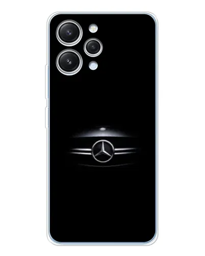 Чехол для Xiaomi Redmi 12 с картинкой «Mercedes — абстрактные линии»