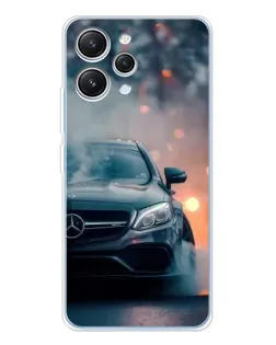 Чехол для Xiaomi Redmi 12 с картинкой «Mercedes — ночной город» Чехол для Xiaomi Redmi 12 с картинкой «Mercedes — ночной город»