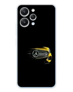 Чехол для Xiaomi Redmi 12 с картинкой «Mercedes — ретро стиль»