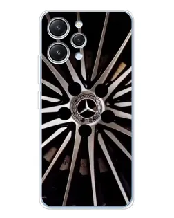 Чехол для Xiaomi Redmi 12 с картинкой «Диск Mercedes»