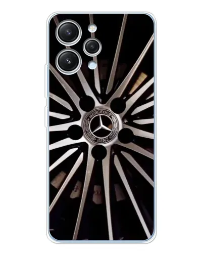 Чехол для Xiaomi Redmi 12 с картинкой «Диск Mercedes»