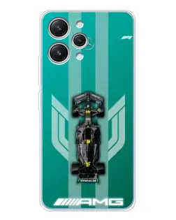 Чехол для Xiaomi Redmi 12 с картинкой «Mercedes AMG Petronas»