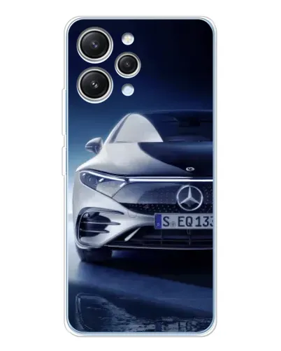 Чехол для Xiaomi Redmi 12 с картинкой «Mercedes EQ — будущее»