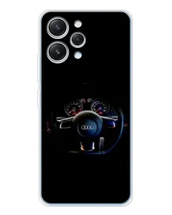 Чохол для Xiaomi Redmi 12 з картинкою «Салон Audi — кермо» Чохол для Xiaomi Redmi 12 з картинкою «Салон Audi — кермо»