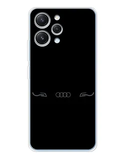Чехол для Xiaomi Redmi 12 с картинкой «Audi — световой подпись» Чехол для Xiaomi Redmi 12 с картинкой «Audi — световой подпись»
