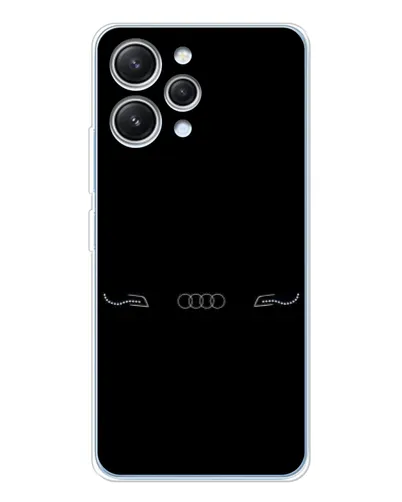 Чехол для Xiaomi Redmi 12 с картинкой «Audi — световой подпись»