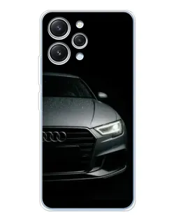 Чехол для Xiaomi Redmi 12 с картинкой «Audi — детализация кузова» Чехол для Xiaomi Redmi 12 с картинкой «Audi — детализация кузова»
