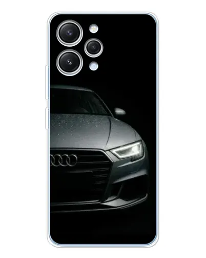 Чехол для Xiaomi Redmi 12 с картинкой «Audi — детализация кузова»