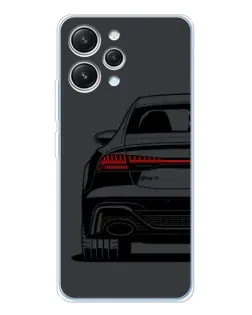 Чехол для Xiaomi Redmi 12 с картинкой «Задняя часть Audi — арт»