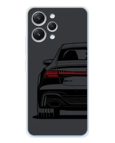 Чехол для Xiaomi Redmi 12 с картинкой «Задняя часть Audi — арт»