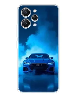 Чехол для Xiaomi Redmi 12 с картинкой «Audi — голубая энергия»