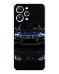 Чехол для Xiaomi Redmi 12 с картинкой «Audi — ночное отражение»