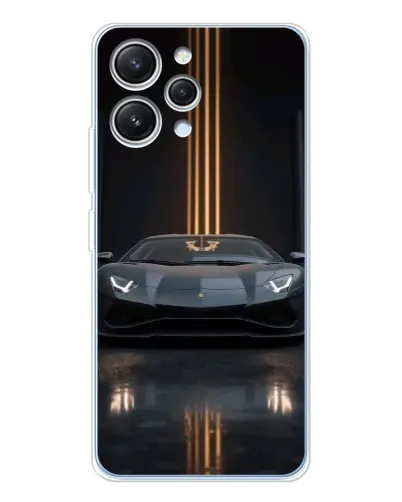 Чохол для Xiaomi Redmi 12 з картинкою «Lamborghini золоті лінії» Чохол для Xiaomi Redmi 12 з картинкою «Lamborghini золоті лінії»