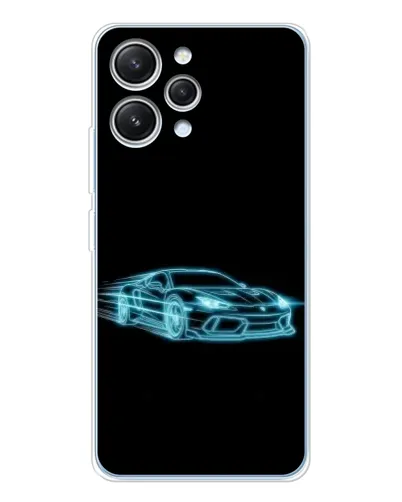 Чохол для Xiaomi Redmi 12 з картинкою «Неоновий контур Lamborghini» Чохол для Xiaomi Redmi 12 з картинкою «Неоновий контур Lamborghini»