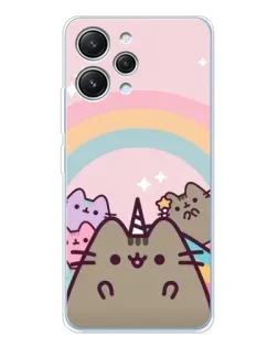 Чехол для Xiaomi Redmi 12 с картинкой «Единорог Pusheen»