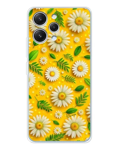 Чехол для Xiaomi Redmi 12 с картинкой «Ромашковое солнце»